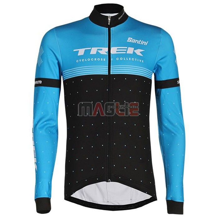 Maglia Trek Manica Lunga 2020 Nero Blu - Clicca l'immagine per chiudere